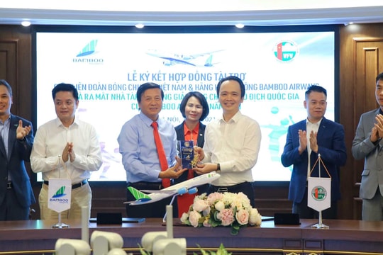 Bamboo Airways là nhà tài trợ Vàng Giải bóng chuyền Vô địch quốc gia 2021