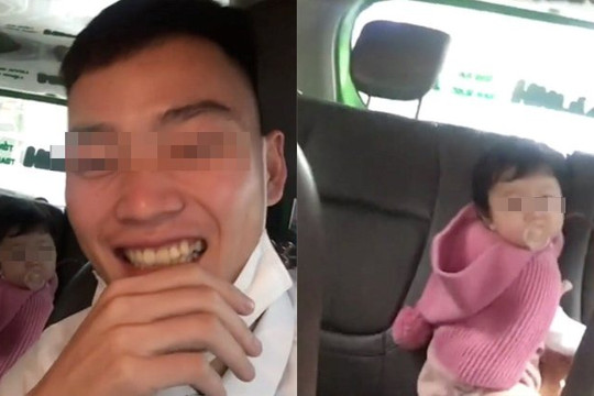 Tài xế taxi dựng chuyện khách hàng “bỏ quên” con trên xe để câu view