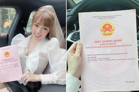 Âu Hà My hoàn thành mục tiêu mua nhà mặt đất ở tuổi 27