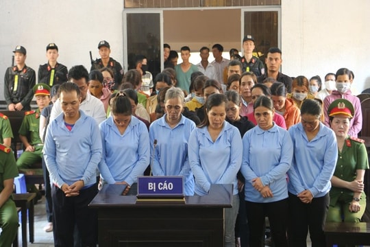 Tuyên án 41 bị cáo thực hiện 101 vụ lừa đảo