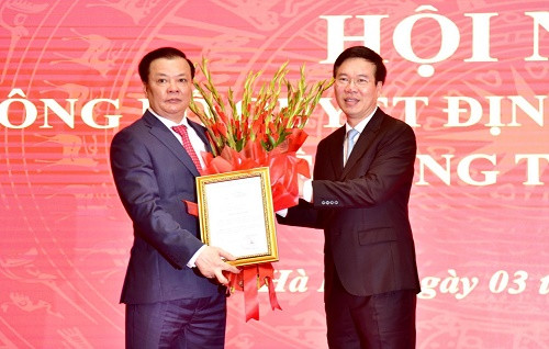 Bộ Chính trị phân công đồng chí Đinh Tiến Dũng làm Bí thư Thành ủy Hà Nội