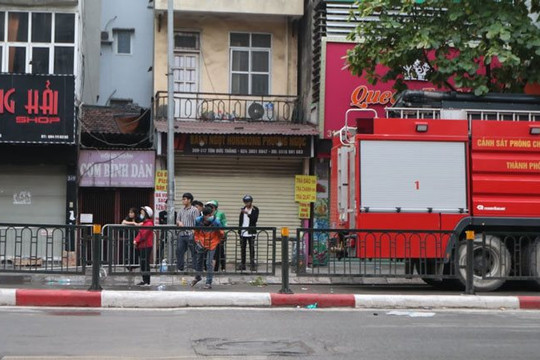 Khẩn trương khắc phục hậu quả vụ cháy làm 4 người chết trên phố Tôn Đức Thắng