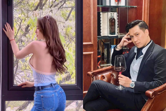 Quỳnh Nga đăng ảnh mới diễn viên Việt Anh vào bình luận đòi làm "mèo méo meo"