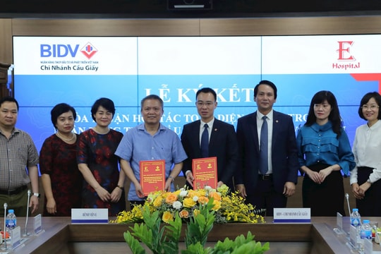 BIDV Cầu Giấy hợp tác toàn diện với Bệnh viện E Trung ương
