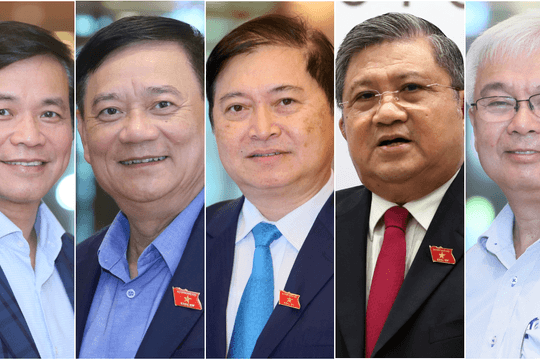 Miễn nhiệm 5 Ủy viên Thường vụ Quốc hội và Tổng Kiểm toán