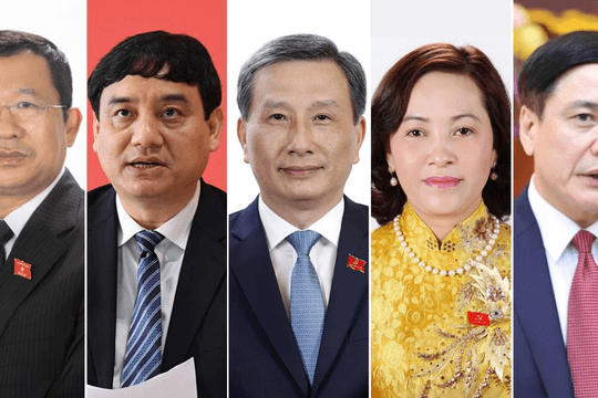 5 nhân sự vừa mới trúng cử Ủy viên Ủy ban Thường vụ Quốc hội