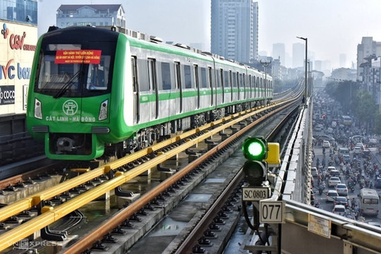 Dự kiến đường sắt Cát Linh - Hà Đông sẽ vận hành thương mại vào ngày 30/4