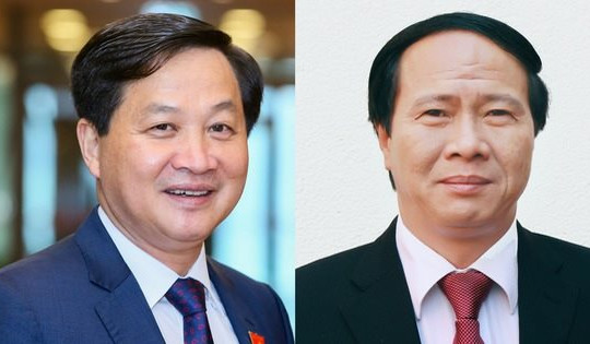 Trình Quốc hội phê chuẩn bổ nhiệm 2 Phó Thủ tướng Lê Minh Khái và Lê Văn Thành