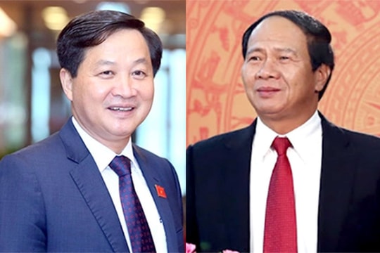 Trình Quốc hội phê chuẩn bổ nhiệm 2 Phó Thủ tướng Lê Minh Khái và Lê Văn Thành