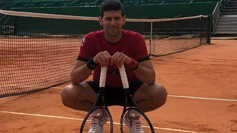 Djokovic trở lại tập luyện tại Monte Carlo