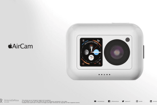 Cận cảnh camera hành trình Apple AirCam
