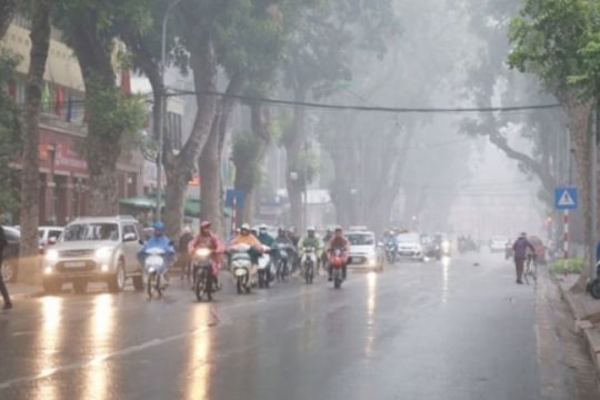 Thời tiết 8/4: Bắc Bộ có mưa rào rải rác và dông, trời chuyển lạnh
