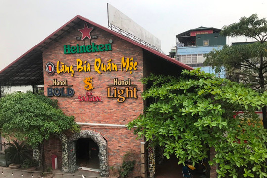 Quận Long Biên (Hà Nội): Nhà hàng ngang nhiên lấn chiếm hành lang thoát lũ Sông Hồng