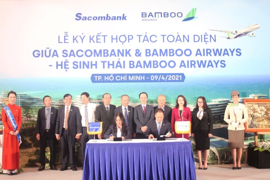 Sacombank và Bamboo Airways hợp tác toàn diện
