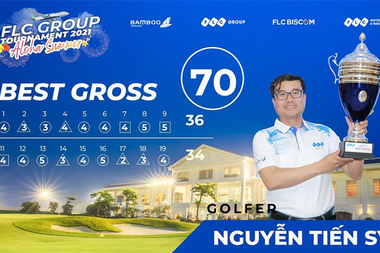 Golfer Nguyễn Tiến Sỹ vô địch FLC Group Tournament 2021