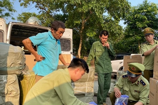 Lạng Sơn: Hơn 10.000 đơn vị sản phẩm hàng hóa bị tạm giữ
