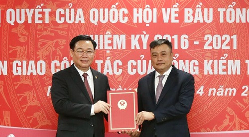 Trao Quyết định ông Trần Sỹ Thanh giữ chức vụ Tổng Kiểm toán Nhà nước