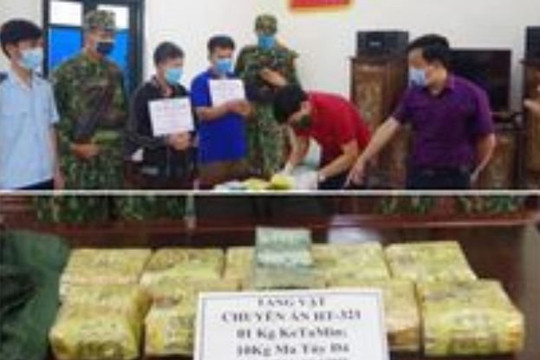 Bắt hai đối tượng cùng 11kg ma túy
