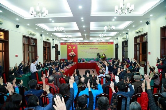Hà Nội hoàn thành lấy ý kiến cử tri nơi cư trú với người ứng cử đại biểu Quốc hội, HĐND thành phố