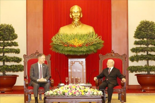 Tổng Bí thư Nguyễn Phú Trọng tiếp Đại sứ Hoa Kỳ