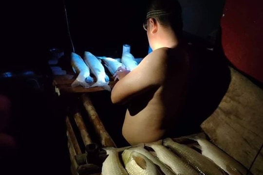 Phát hiện thêm một đơn vị xả thải ra sông Mã
