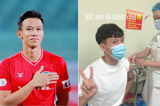 Quế Ngọc Hải khoe ảnh được tiêm vắc xin Covid-19