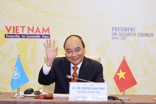 Chủ tịch nước Nguyễn Xuân Phúc và 3 đề xuất tại phiên thảo luận mở HĐBA Liên hợp quốc