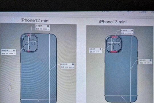 iPhone 13 mini sẽ có camera đặt chéo?