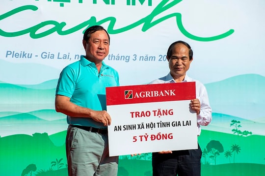Agribank đến với Gia Lai và hành trình 1 triệu cây xanh năm 2021