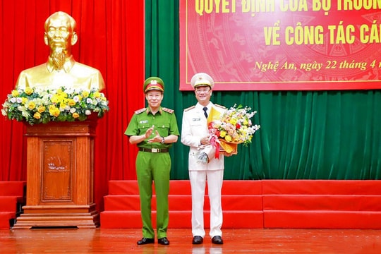 Điều động Giám đốc Công an tỉnh Bắc Ninh làm Giám đốc Công an tỉnh Nghệ An