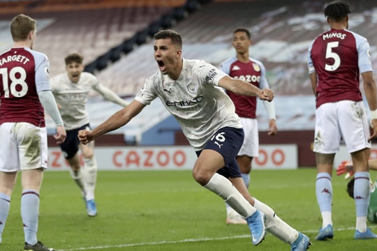Thắng ngược Aston Villa, Man City dập tắt hy vọng vô địch của Man Utd