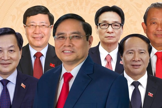 Phân công công tác Thủ tướng và các Phó Thủ tướng Chính phủ