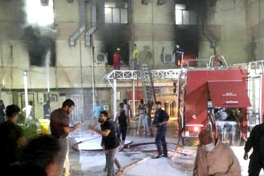 Cháy bệnh viện điều trị COVID-19 tại Iraq: 73 người thương vong