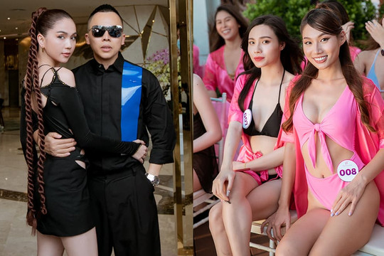 Vũ Khắc Tiệp - Ngọc Trinh xuất hiện đầy quyền lực trong buổi casting 'thiên thần nội y'