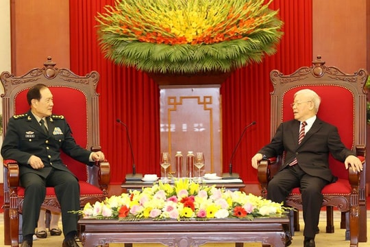 Tổng Bí thư Nguyễn Phú Trọng: Mong muốn hợp tác quân đội Việt Nam-Trung Quốc sẽ có bước phát triển mới