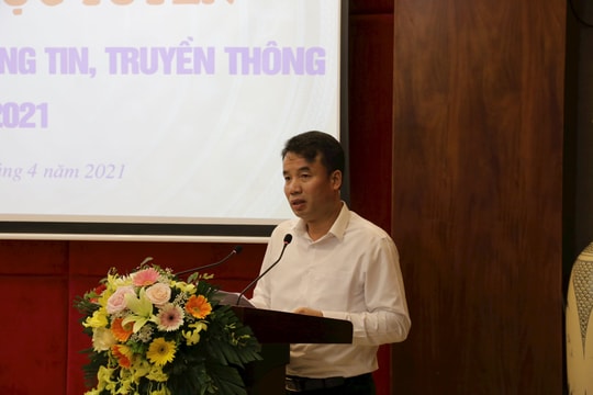 Hội nghị trực tuyến tập huấn nghiệp vụ thông tin, truyền thông năm 2021
