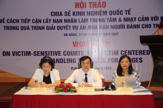 Hội thảo chia sẻ kinh nghiệm trong quá trình giải quyết các vụ án mua bán người tại Tòa án