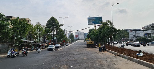 Thông xe đường Nguyễn Hữu Cảnh vào ngày 30/4