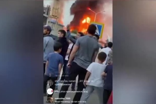 Nổ lớn tại trạm xăng ở Tajikistan, 29 người bị thương