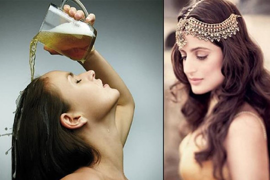 Mỗi lần chải tóc, tóc rụng hàng nắm, mua bia về gội hết luôn cả gàu với tuyệt chiêu sau