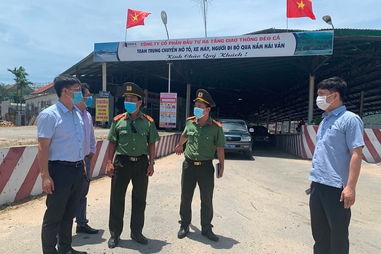 TT-Huế: Thành lập Trạm giám sát dịch tễ phòng, chống dịch COVID-19 tại Lăng Cô