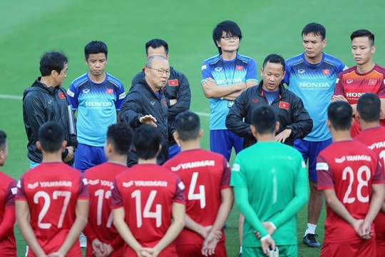 HLV Park Hang-seo công bố danh sách 37 cầu thủ chuẩn bị cho Vòng loại World Cup 2022