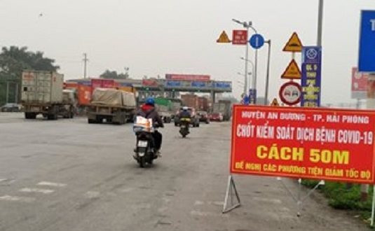 Hải Phòng: Cho học sinh nghỉ học, lập 7 chốt kiểm soát ra vào thành phố