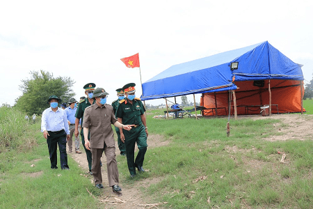 Bí thư Tỉnh ủy An Giang khảo sát công tác phòng, chống dịch bệnh COVID-19