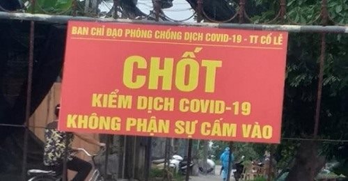 Nam Định: Giãn cách xã hội thị trấn Cổ Lễ từ ngày 8/5