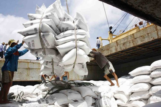 4 tháng đầu năm, thu về hơn 1 tỷ USD từ xuất khẩu gạo