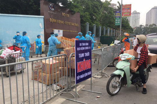 Bệnh viện K - cơ sở Tân Triều, Hà Nội sau khi bị phong toả và cách ly