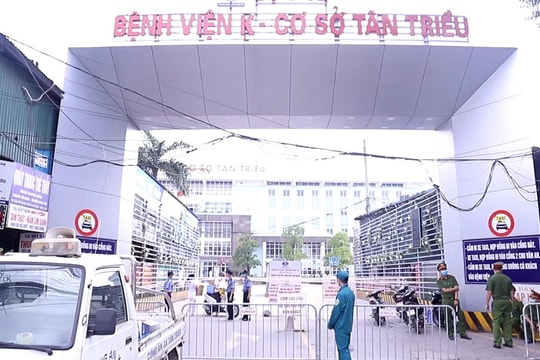 Bộ Y tế yêu cầu rà soát, cách ly người đến, điều trị tại Bệnh viện K từ 22/4-6/5