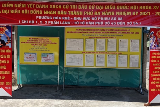 Dịch Covid-19 phức tạp, Đà Nẵng tiếp xúc cử tri vận động bầu cử trực tuyến