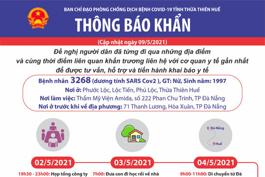 Ghi nhận 3 ca mắc COVID-19, Thừa Thiên Huế tiến hành phong tỏa, cách ly tạm thời 1 xã
